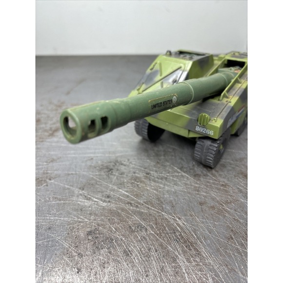 G.I. Joe Slugger Cannon Tank Vehicle Hasbro M112-A1 80266 Incomplete 1984 - Picture 4 of 10
